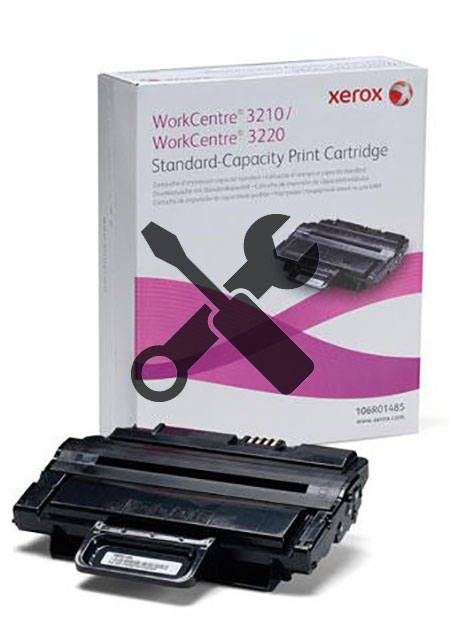 Заправка картриджа Xerox WorkCenter 3210 / 3220 с заменой чипа