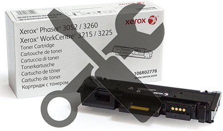 Заправка картриджа Xerox Phaser 3260 / 3052 / WorkCentre 3215 / 3225 с заменой чипа