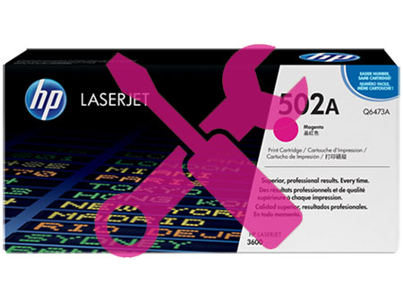 Заправка красного картриджа Q6473A (502) для HP Color Laser Jet 3600 / 3800 / CP3505