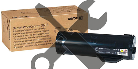 Заправка картриджей Xerox Xerox Заправка картриджа  XEROX WorkCentre 3655X (25,9K) с заменой чипа