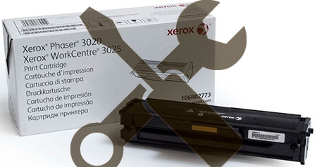 Заправка картриджа  Xerox WorkCentre 3025 / Xerox Phaser 3020 с заменой чипа