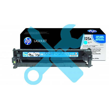 Заправка картриджа CB541A (128A) синий для HP Color LaserJet CM1312 / CP1215 / CP1515n  с заменой чипа