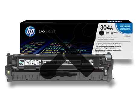 Заправка картриджа CC530A (304A) черный для HP Color LaserJet CP2025 / CM2320 с заменой чипа