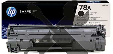 Заправка картриджа CE278A для HP Laserjet  P1566 / M1536 / P1606 с заменой чипа