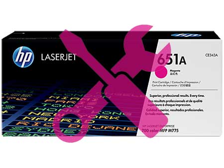 Заправка картриджа CE343A для HP LaserJet Enterprise 700 color MFP M775DN / M775F