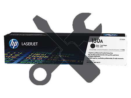 Заправка картриджа CF350A (130A) черный для HP Color Laserjet Pro M177fw / MFP M176n с заменой чипа